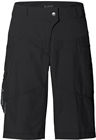 VAUDE Radhose Qimsa Shorts für Damen – Fahrradhose für Radtouren und MTB, Atmungsaktive Radlerhose, Recycelte Materialien, Gepolsterte Innenhose, Nachhaltig