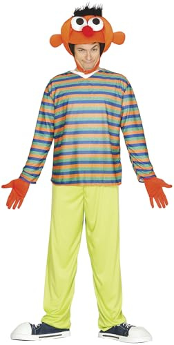FIESTAS GUIRCA Orange Marionette Kostym för män - Komedi Kostym för män storlek M 48-50