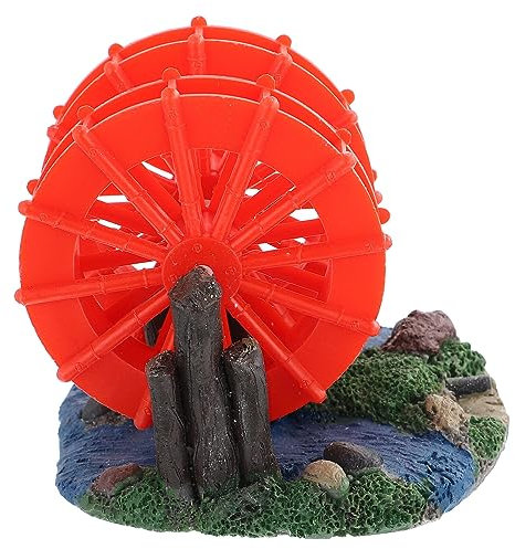 POPETPOP Windmill Gear Ornaments Aquarium Decoration Wear-resistant Windmill Decor Fish Tank Decorative for Aquarium