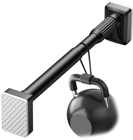 Bastoni per Tende a Pressione 40-500cm, Asta per Tenda Doccia in Acciaio Inossidabile per Bagno cucina e divisorio, Bastone per tenda da doccia estensibile senza trapano(Nero,360-450cm)