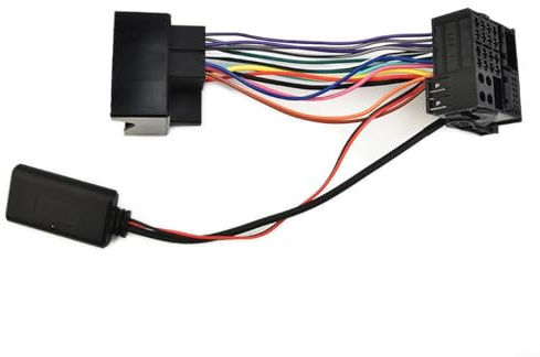 Zeroupshop Bluetooth-kompatibles Audiokabel-Adapter für BMW E39, X3, Z4, R50, R53, CD-Radio, Navi-kompatibel, AUX-Eingang, kabelloses Musik-Streaming, Freisprechfunktion