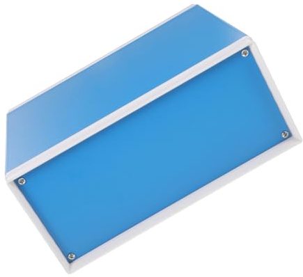 Ciieeo Scatola Alluminio Elettronica Affidabile Struttura Robusta, Custodia Elegante in Alluminio per Progetti Elettronici e Setup Elettronico Blu