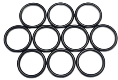 O-Ringe 4mm Schnurstärke aus NBR70 in Carbon Black, Dichtungsringe (5 Stück, 23x4)