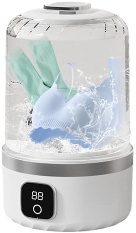 Underwear Washer Noiseless, Cordless | Small Laundry Washing Machine Rechargeable Clothing Cleaning Device Clothing Cleaning Tool for Travel Dorm Hotel Business