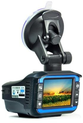NiuLumea - Cámara y detector de velocidad, 16 x 11 x 8 cm, material ABS, negro, con radar de velocidad y diseño compacto, seguridad de conducción mejorada