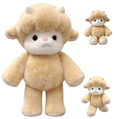 Schaf Kuscheltier 45 cm, Running Schaf Plush, Realistische Schaf Plüschtier, Schaf Stofftier Plüschtiere, Laufendes Kuh Kuscheltier, Interaktive Laufende Kuh Puppe, Geschenk Für Familie Freunde