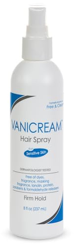 Vanicream Firm Hold Hairspray, Fragrance and Gluten Free, For Sensitive Skin, 8 Ounce, Packaging May Vary
