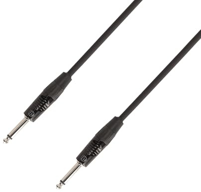 Adam Hall Cables 4 STAR IPP 0600 - Câble Instrument REAN Jack 6,35 mm mono vers Jack 6,35 mm mono 6 m