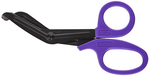 Prestige Medical 607 Fluoride Coated Scissor, Purple, 7.5 Inch