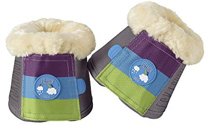Eskadron Hufglocken Fauxfur YOUNGSTAR, Sprungglocken, Koala Grey