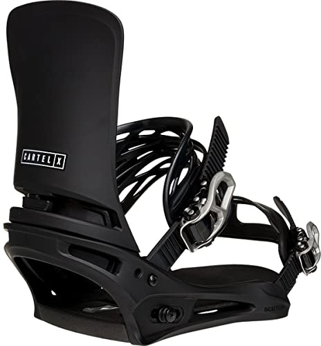 Burton Cartel X Mens Snowboard Bindings Sz L (10+) Black