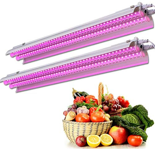 YSSMAO Indoor LED Grow Light Strip 4Pcs LED Grow Light Strip 1000W Growing Lamp for Greenhouse Hydroponic Indoorplant Seedling