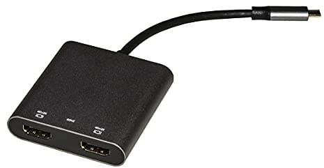 LKADAT135 Link Adattatore USB-C Maschio - 2 Porte HDMI Femmina per Due Video O TV