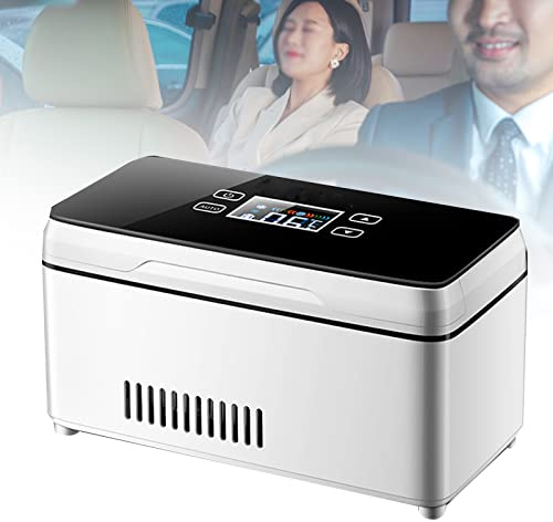 Luckyzl Dispositivo di Raffreddamento Dell'insulina, Mini-frigo, Frigorifero per Farmaci - Viaggio, Casa, Dispositivo di Raffreddamento Portatile per Auto/Piccola Scatola da Viaggio per Farmaci