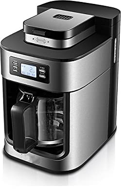 WolFum Automatic Freshly Ground Coffee Machine Household Drip Small All-in-one Machine Coffee Maker Grinder Machine