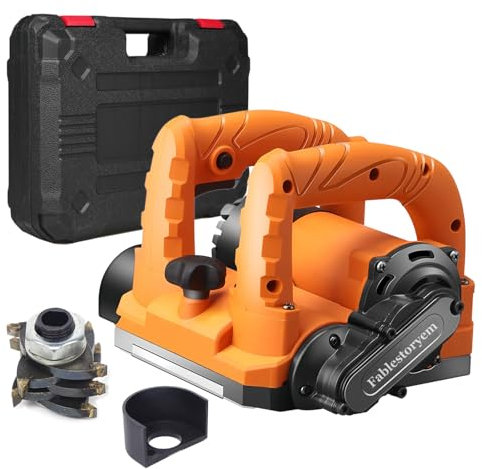 Fablestoryem Fresadora de Muros, 5800W/6800W, 9000R/Min, Fresadora de Saneamiento de Hormigón, Fresadora de Hormigón, Cepillo de Pared Eléctrico, Profundidad Ajustable de 1-4MM,5800W