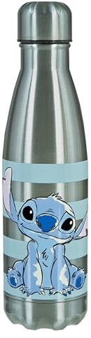 Undercover - Disney Stitch - doppelwandige Edelstahl Isolierflasche - Auslaufsicher - für Jugendliche - 500ml - Ideal für unterwegs