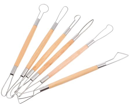 BELLIFFY 6stücke Teiliges Ergonomisch Geformt Vielseitig Für Schnitzen Formen Glätten Langlebig Für Kreative Clay Sculpting Projekte