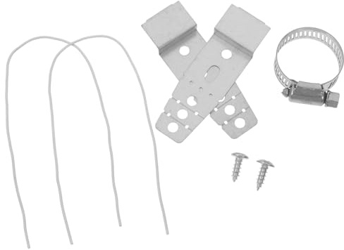 Hemobllo Kit Di Montaggio Per Lavastoviglie in Metallo Staffe Di Installazione Regolabili Per Piano Di Lavoro Hardware Di Fissaggio Per Lavastoviglie Accessorio Per Cucina
