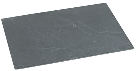 LivuX Tagliere per formaggi in ardesia, design elegante, dimensioni: 30 x 20 cm, di alta qualità, per formaggi e snack, perfetto per occasioni speciali 1133