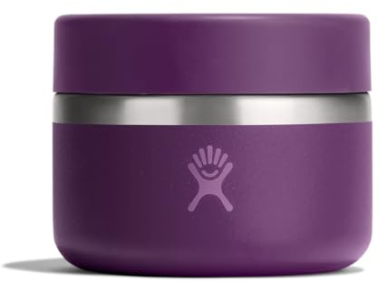 HYDRO FLASK Food Jar – Insulated Stainless Steel, Snack Travel Container for Hot Food, Lunch, & Soup 12 Oz Beachplum Purple