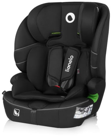 LIONELO Seggiolino Auto BILLY i-Size per Bambini 76–150 cm (15 mesi–12 anni) Installazione ISOFIX o cintura, Poggiatesta 10 Liveli, Protezione laterale, TopTether, Cinture a 5 punti, Ultima Norma R129