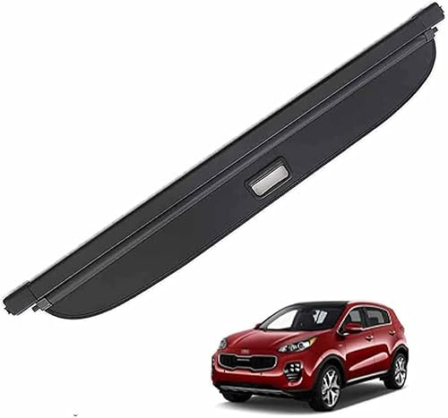 DHONDT Auto Laderaumabdeckung für KIA Sportage 2014-2016,Schutzhülle Versenkbarer Kofferraumdeckel Autozubehör