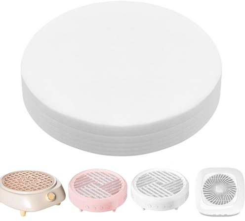 200PCS Disposable Filter Paper for Nail Dust Collectors, Fits MelodySusie HPro/SProR/SPro/XC320J Machines,Disposable Nail Dust Filters Nail Tech Dust Collector Filter for Home & Salon