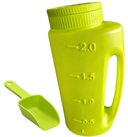 Esparcidor De Sal Para Nieve Esparcidor Manual De 2 Litros Para Siembra