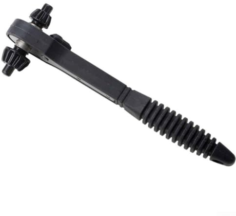 2 in 1 Ratchet Spanner Wrench for Drill Chuck,Dual-Size (12.8mm & 17.2mm) with Forward/Reverse Switch Non-Slip Handle