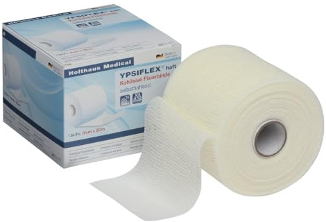 YPSIFLEX haft Fixierbinde einzeln in Faltschachtel 4 cm x 20 m