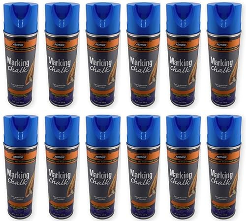 Aervoe (214) Blue Spray Chalk (Case of 12) 15oz