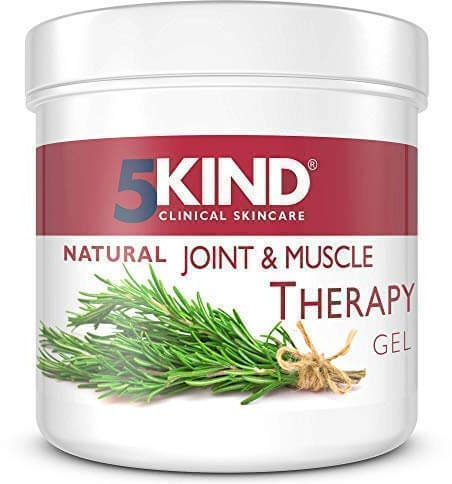 5kind Kühlgel für Gelenke & Muskeln 300 ml – Ringelblumencreme mit Kampfer, Beinwell & Menthol – Revitalisierendes Sportgel – Massage Creme für Rücken, Muskeln, Knie, Nacken & Schultern – Gelenksalbe