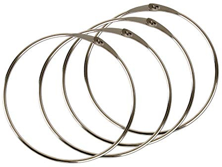 BigDean 4x Warenring Schlüsselring 150mm Ring mit Schnellverschluss