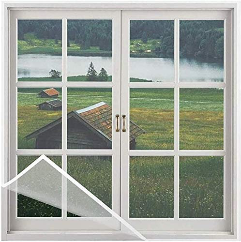 DHGTEP Selbstklebendes Katzennetz Fenster Netz, Weißes Katzenschutz Fenster Netz Abnehmbar und Waschbar, Moskitonetz, Zuschneidbar, Abriebfest (Size : 120x150cm)