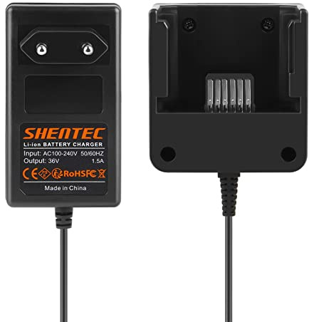 Shentec Chargeur Lithium-ION 36V Batterie LBXR36 BL20362 BL2536 LBXR36 LBX1540 LBX2540 LBX2040 LBX36 LST540 LCS1240
