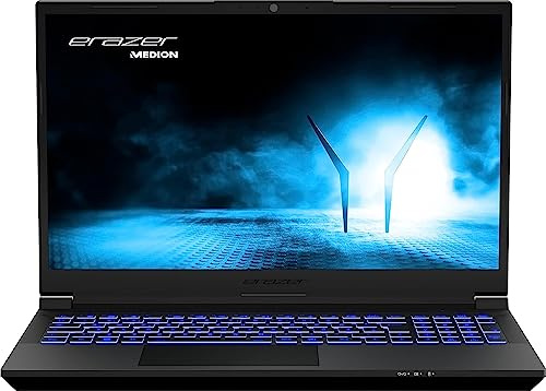 ERAZER Deputy P40, PC Portable Gamer - CPU Intel i5-12450H, 2,0 Ghz, 16 Go RAM, SSD 512 Go, Nvidia GeForce RTX 4060 (8 Go), Windows 11 Home Plus 64 Bit - 15,6, Full HD (144Hz), MEDION MD62564