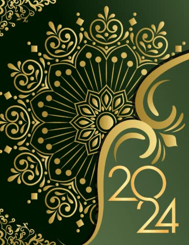 2024: Terminkalender mit Uhrzeiten 7 bis 22h Tag | 1 Woche auf 2 Seiten mit Zeit | A4 Wochenplaner mit Zeiteinteilung | Kalenderbuch Planer Organizer ... Buchkalender Jahresplaner