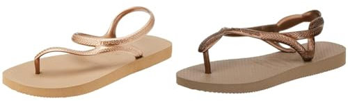 Havaianas Sandali Oro Rosa 39/40 EU + Infradito Oro Rosa 39/40 EU