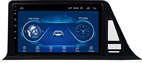 Nav Reproductor estéreo para automóvil Receptor Radio Navegación por satélite - Aplicable para Toyota CHR 2016-2018, Andoid GPS Bluetooth USB Audio Altavoz FM 9 Pulgadas, Control del Volante,