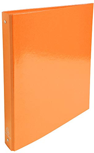 Exacompta - ref. 519294E - kartong med 10 hårda pärmar Iderama - 4 runda ringar diameter 30 mm - rygg 40 mm - yttermått: 32 x 26 cm - format för arkivering A4 - Färg: orange