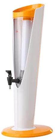 Barril de cerveza Dispensador de torre de cerveza de 3 litros con tubo de hielo Dispensador de cerveza con 3 grifos Dispensador de bebidas Torre de bebidas, fácil de limpiar, para bar, cocina, fi