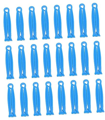 HANABASS 100pièces Pinces Cordon Ombilical Jetables Pp Durables Pour Élevage Porcin Agneau Veau Usage Unique Sécurisées