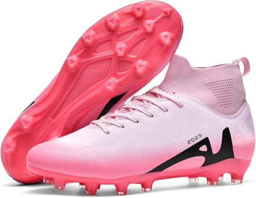 Kmrlofiy Botas de Fútbol Hombre Zapatillas De Fútbol Profesionales Spike Aire Libre Zapatos de Fútbol Atletismo Training Calzado de Fútbol Hombre Niños