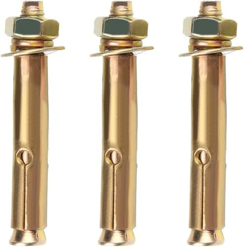 Bulloni di ancoraggio, Ancoraggio a cuneo, bullone esagonale, ancoraggio for calcestruzzo, bullone di espansione esterno(M14*100/3 Pieces)