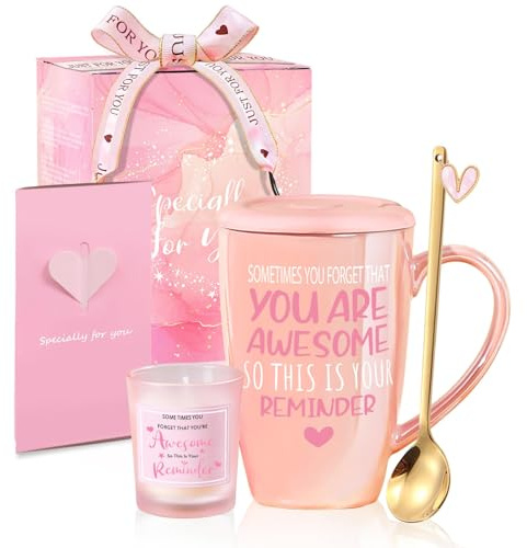 Birthday Pamper Gifts for Women Cute Coffee Mug Unique Thank You Christmas Xmas Gifts for Women Best Friends Mum Girlfriend Sister Wife Funny Mugs Tea Cup Valentines Gift for Her Mothers Day Gift