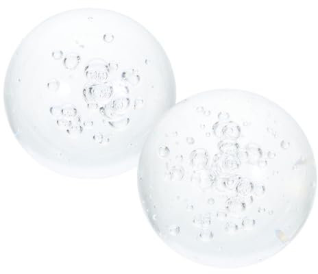 BESPORTBLE Bola De Cristal De Fuente Orbe De Burbujas Decorativo Accesorio De Vidrio para Decoración