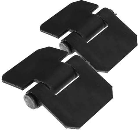 Yardenfun Lot de 2 Charnières de Remorque Robustes à Souder, Design Épaissi, de Porte Démontable pour Porte de Caravane
