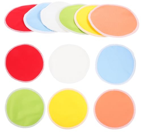 HEALSOPTHY 12 Coppette Assorbilatte Lavabili Riutilizzabili per Allattamento Maternità Morbide e Traspiranti Protezione Capezzolo Comfort