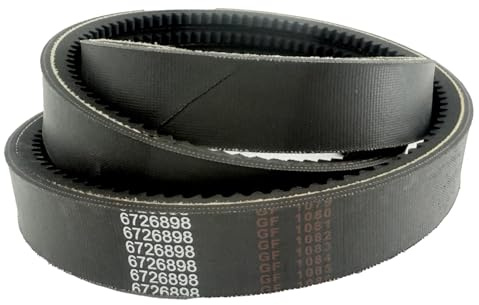 Courroie d'entraînement 6726898 compatible avec Bobcat 753 763 773 S150 S160 S175 S185 T180 T190 3 rainures